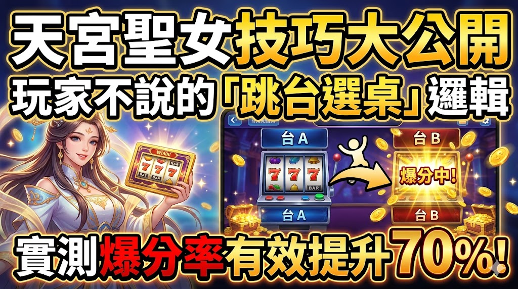 天宮聖女技巧大公開：玩家不說的「跳台選桌」邏輯，實測爆分率有效提升70%！
